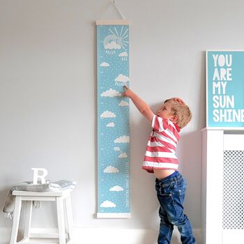 Personalised Dream Big Canvas Height Chart, 3 of 10