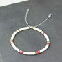 Colourful Clay Disc Bead Adjustable Bracelet, thumbnail 4 of 8