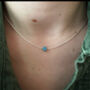 Turquoise Star Sterling Silver Or Gold Vermeil Necklace, thumbnail 1 of 4
