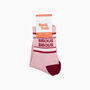 Bisous Bisous Organic Cotton Sports Socks In Pink, thumbnail 4 of 4