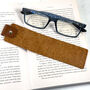 Personalised Leather Bookmark For Wedding Anniversary, thumbnail 4 of 7