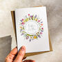 Spring Flowers Folded Wedding Invitation Suite, thumbnail 2 of 11