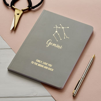 Personalised Star Sign Constellation Notebook, 9 of 12