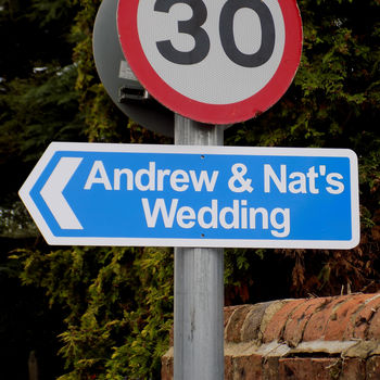 Personalised Wedding Sign, 2 of 12