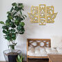 Floral Wooden Wall Art Elegant Lotus Blossom Design, thumbnail 9 of 12