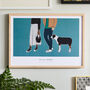 'Love Is An Adventure' Couples Print, Unframed, thumbnail 1 of 11