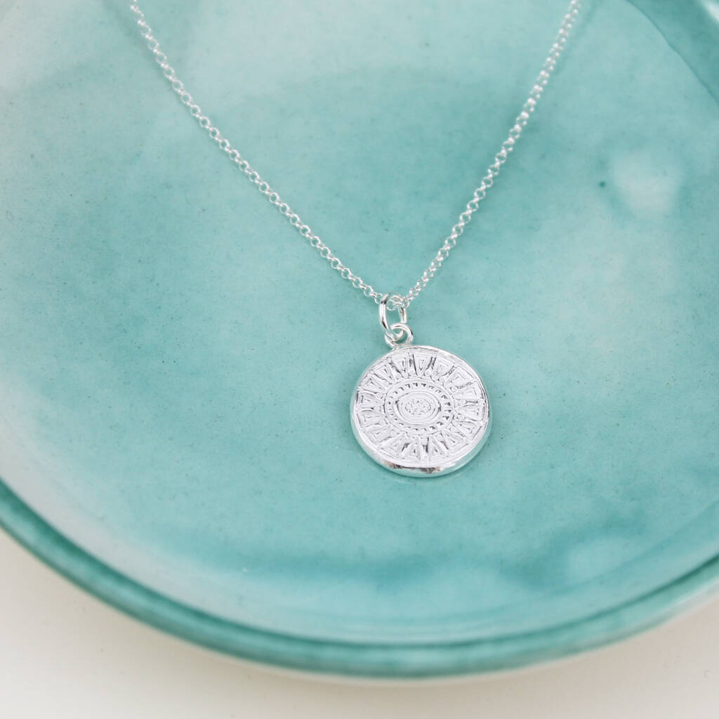 Sterling Silver Talisman Pendant By Lucy Kemp Silver Jewellery
