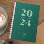Personalised 2024 Diary And Notebook, thumbnail 5 of 12