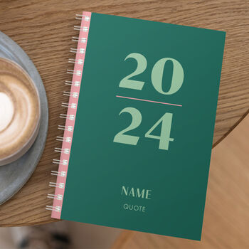 Personalised 2024 Diary And Notebook, 5 of 12