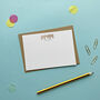 Personalised Elephant Correspondence Cards / Notelets, thumbnail 3 of 7