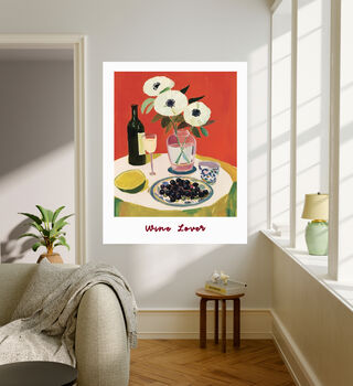 Wine Lover Kitchen Art Print, 3 of 6