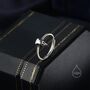 Sterling Silver Bird Skull Ring, Adjustable Size, thumbnail 1 of 11