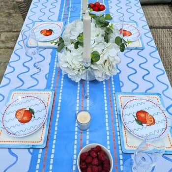 Blue And Orange Placemat, 3 of 4
