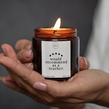 Teachers Gifts, Five Star Teacher Candle With Matches, 3 of 10