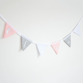 Personalised New Baby Felt Bunting, 7 of 11