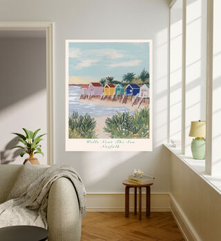 Wells Next To The Sea Norfolk Coastal Art Print, 3 of 4