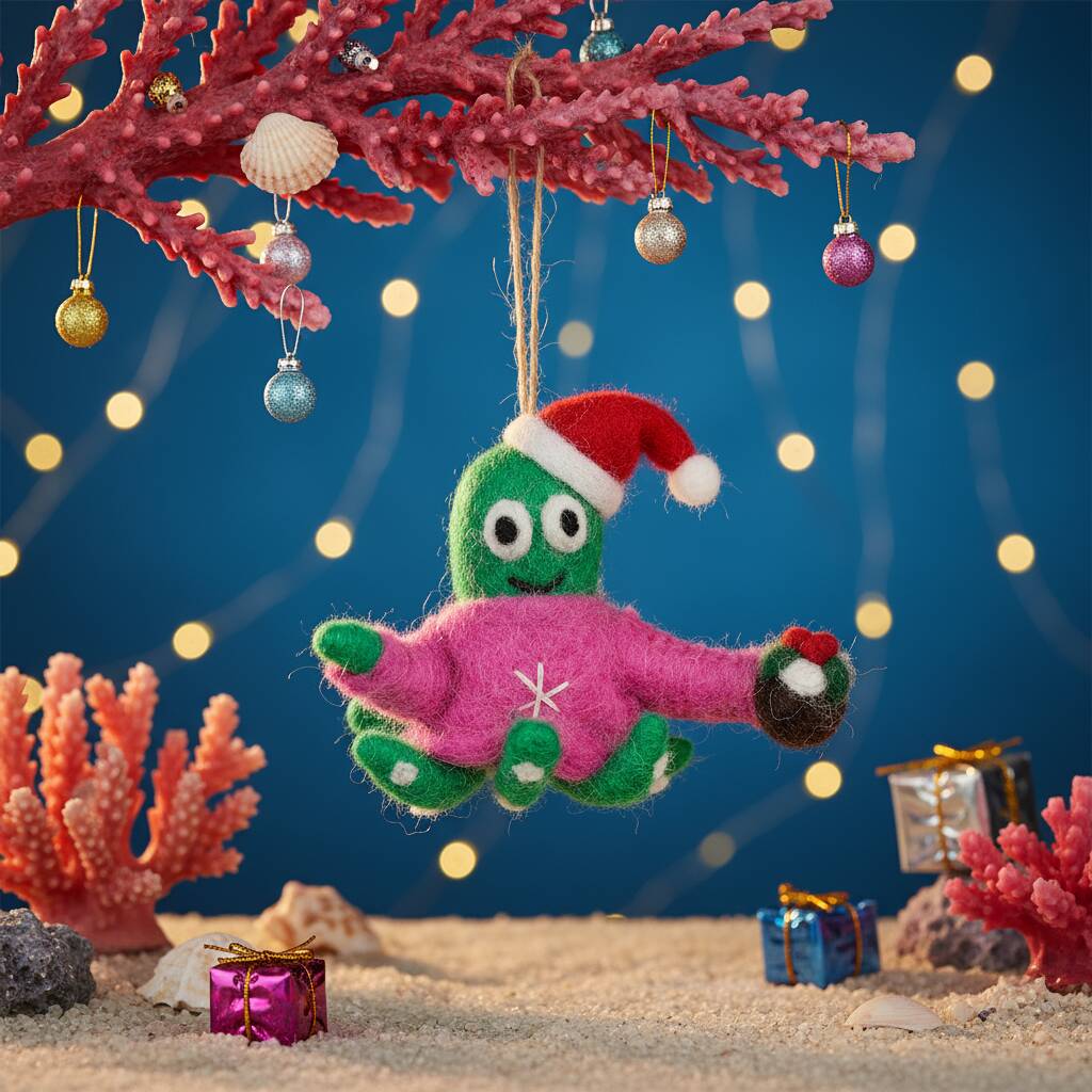 Handmade Felt Timmy Tentaclaus Octopus, 1 of 6