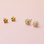 Sparkle Christmas Message Sterling Silver Stud Earrings, thumbnail 6 of 9