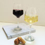 Husband And Wife Wine Glass Set, thumbnail 1 of 2