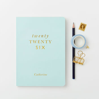 Personalised Timeless 2026 Weekly Diary, 2 of 8