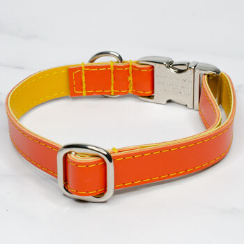 Soft Leather Adjustable Clip On Collar, 5 of 9
