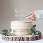 Personalised Mr And Mrs Wedding Cake Topper, thumbnail 2 of 5