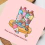 Cute Ice Cream Greetings Card, thumbnail 6 of 9