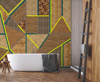 Woven Geometric Wallpaper, 7 of 11