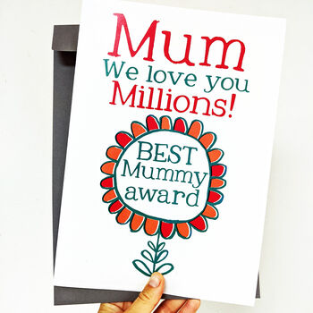 Personalised Big Mother's Day Card, 5 of 6