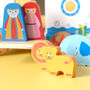 Personalised Pull Along Noah's Ark Wooden Toy, thumbnail 3 of 5