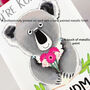 Personalised 'You're Koalaty' Koala Gran Card, thumbnail 2 of 4
