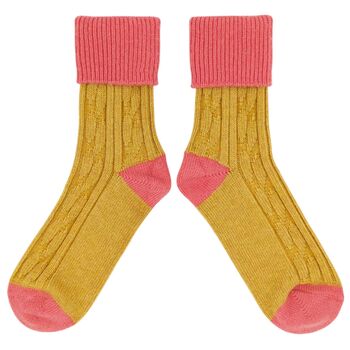 Cashmere Blend Slouch Socks, 8 of 8