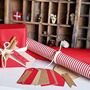 Nordic Tree Christmas Brown Kraft Gift Wrap Paper, thumbnail 8 of 8