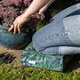 Luxury Garden Kneeler / Kneeling Pad With Handle Ferns, thumbnail 3 of 7