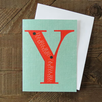 Mini Y Alphabet Card, 4 of 5