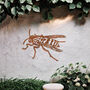 Wasp Metal Wall Art For Garden Decor And Nature Lovers, thumbnail 1 of 10