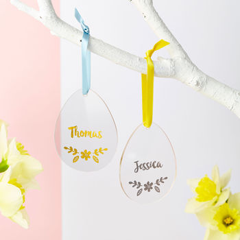 Personalised Foiled Easter Decoration, 5 of 5
