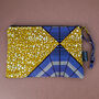 Large African Print Zip Pouch | Bunmi Print, thumbnail 4 of 5