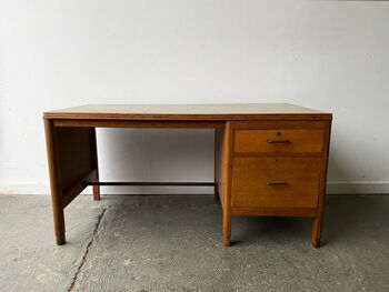 1950’s Vintage Ministry Of Defence Desk, 3 of 11