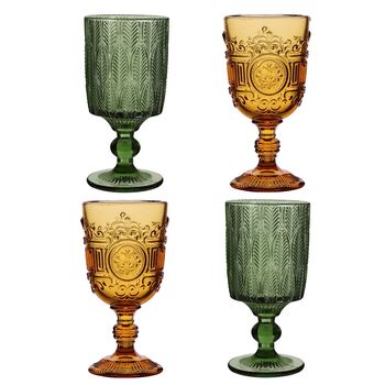 Set Of Four Luxury Exotic Wine Glasses, 2 of 7