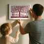Personalised Family Tree Silhouette Print, thumbnail 1 of 10