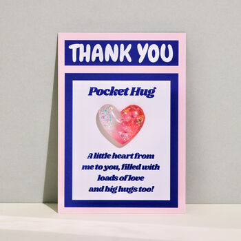 Letterbox Keepsake Greeting Card Pocket Hugs Gifts, 3 of 9