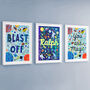 Personalised Children’s Space Prints – Set Of Two To Six, thumbnail 7 of 12