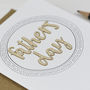 Father's Day Wooden Words Card, thumbnail 2 of 3