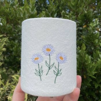 Daisy Embroidered Lantern, 2 of 3