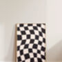 Black White Checkered Wall Print, thumbnail 4 of 4