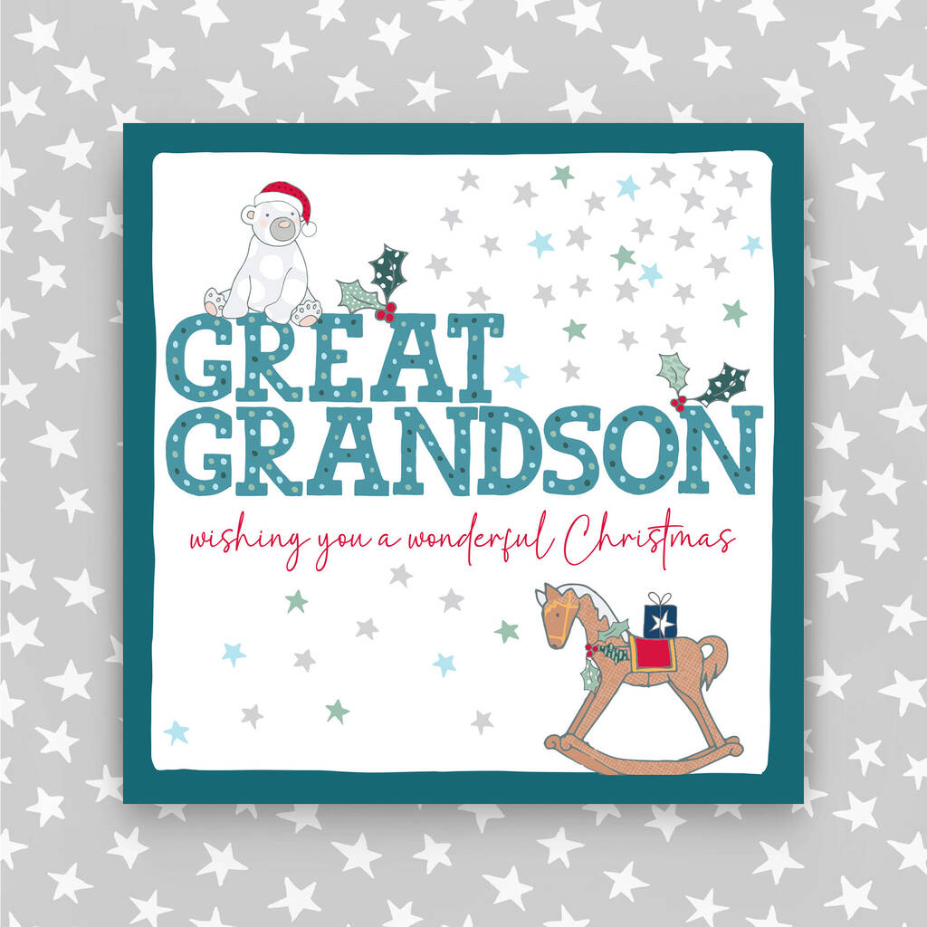 Great Grandson/Great Granddaughter Christmas Card By Molly Mae®