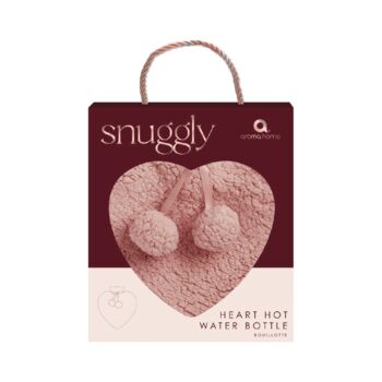 Personalised Heart Shaped Hot Water Bottle, 2 of 2