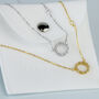 Sterling Silver Crystal Cluster Pendant Necklace, thumbnail 6 of 7