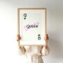 Drama Queen Playing Card Style Wall Art, thumbnail 1 of 10
